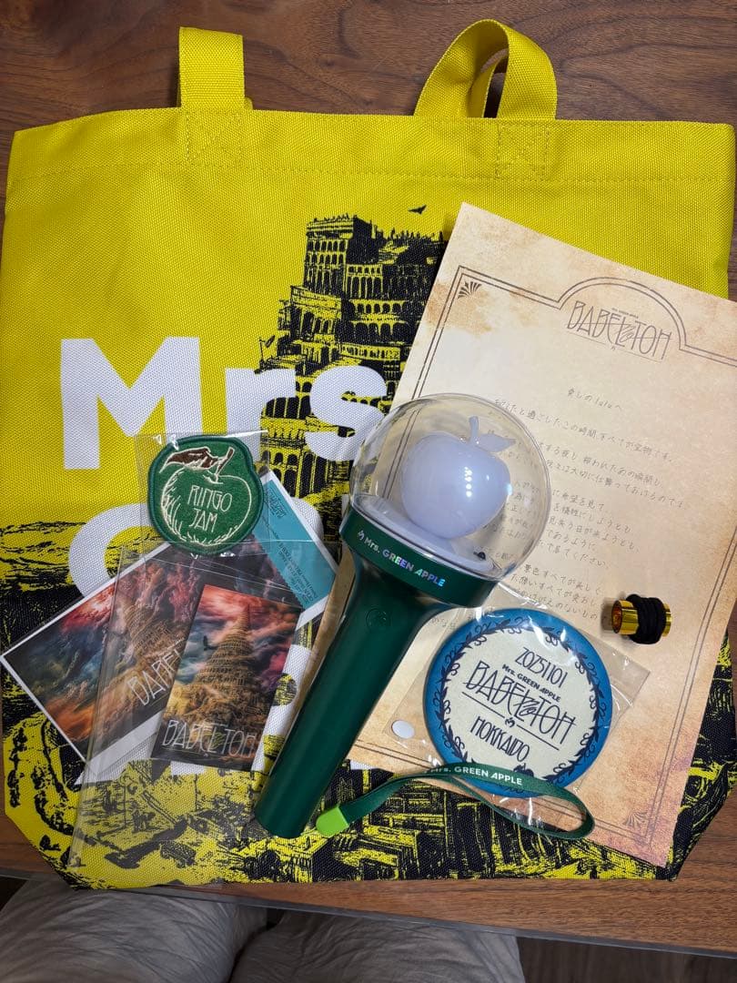 ミセスグリーンアップルライブグッズ ファンクラブ限定 バベルの塔の