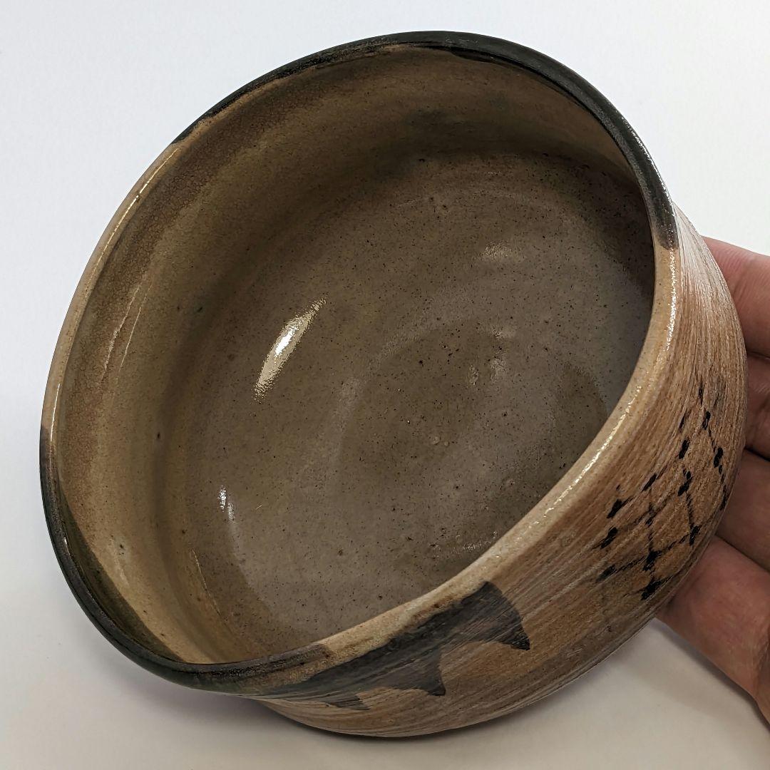 岡山県重要無形文化財 黒井一楽 虫明焼 茶盌 共箱 抹茶碗 抹茶茶碗