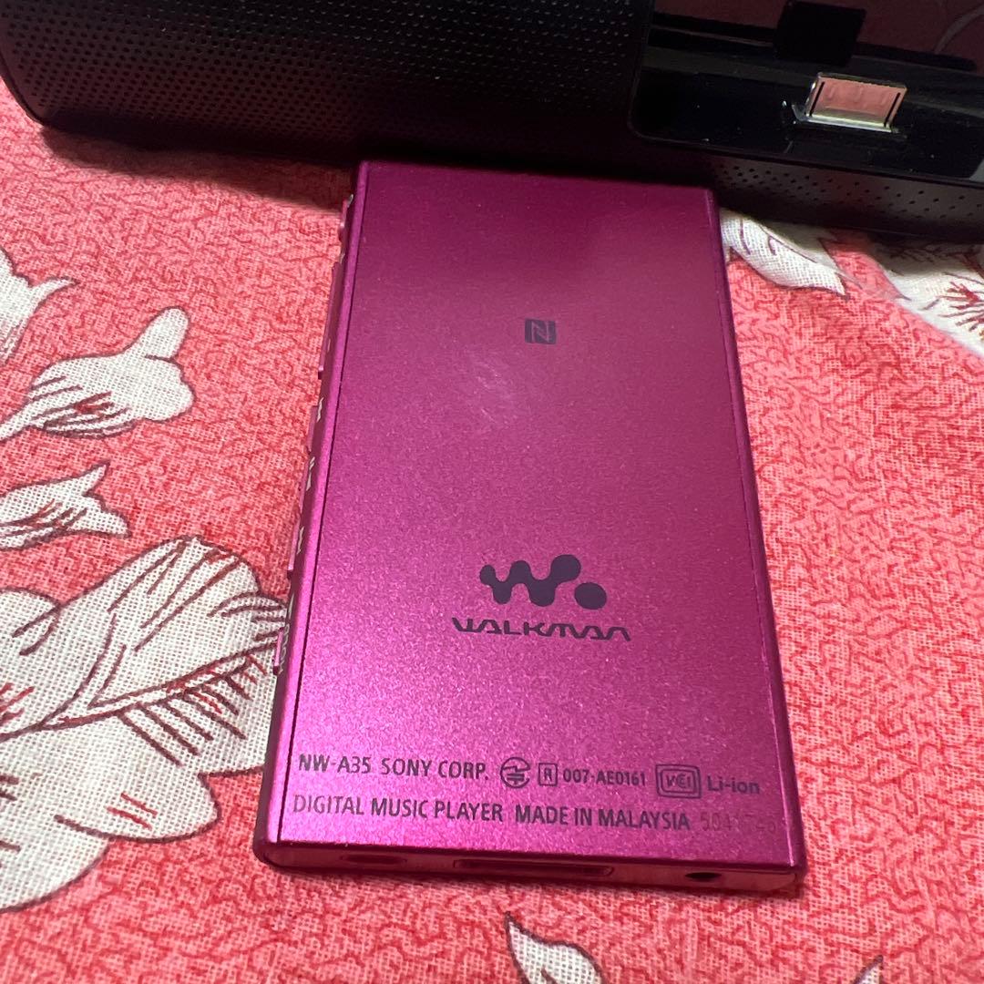 SONY NW-A35 ピンク デジタル音楽プレーヤー - メルカリ