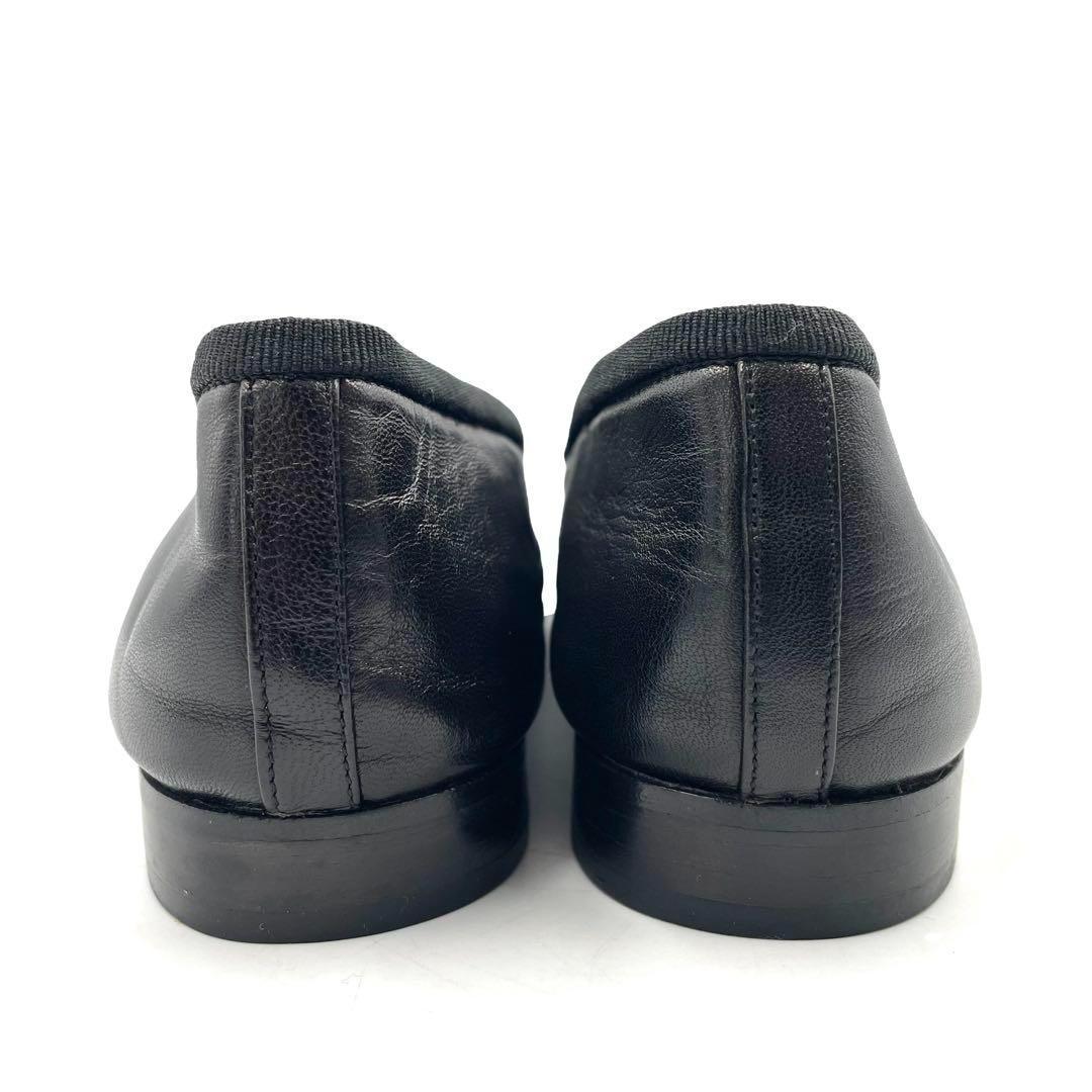 《未使用品》 CHANEL シャネル ココマーク バレエシューズ リボン 34