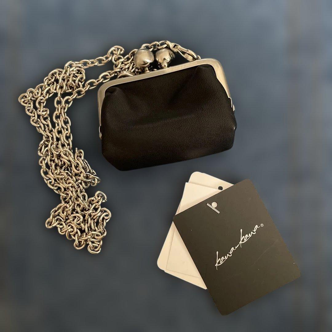 【kawa-kawa(カワカワ】NO1200 口金マイクロポシェット kawa-kawa(カワカワ】NO1200 口金マイクロポシェット（その他小物