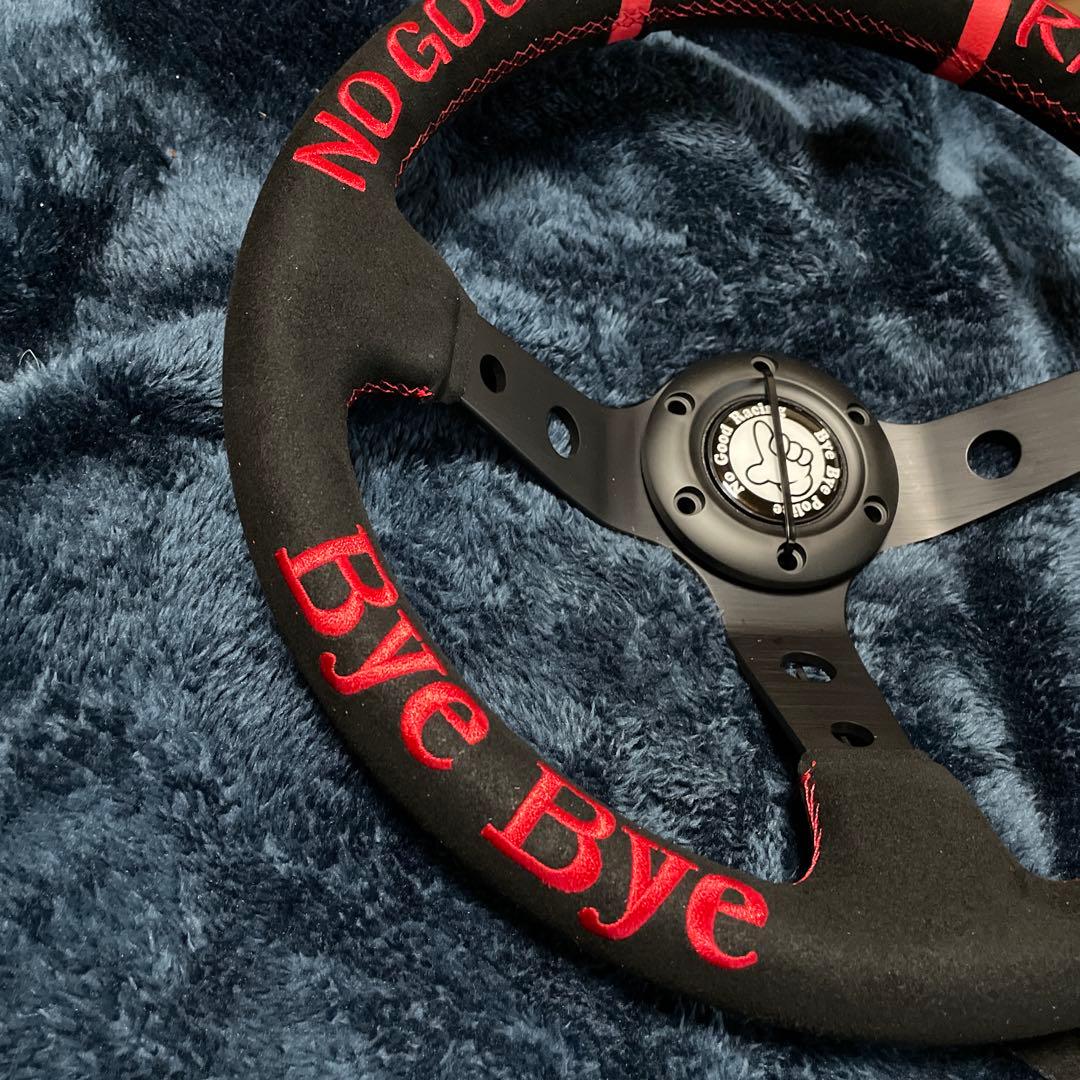 J*A様 No Good Racing ハンドル、ホーンボタン - メルカリ