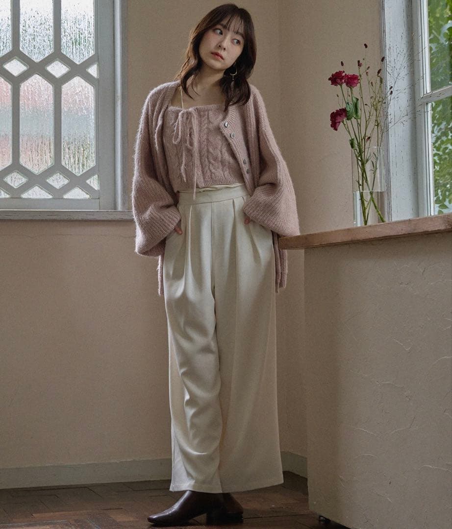 mideal スパンコールニットアンサンブル - メルカリ