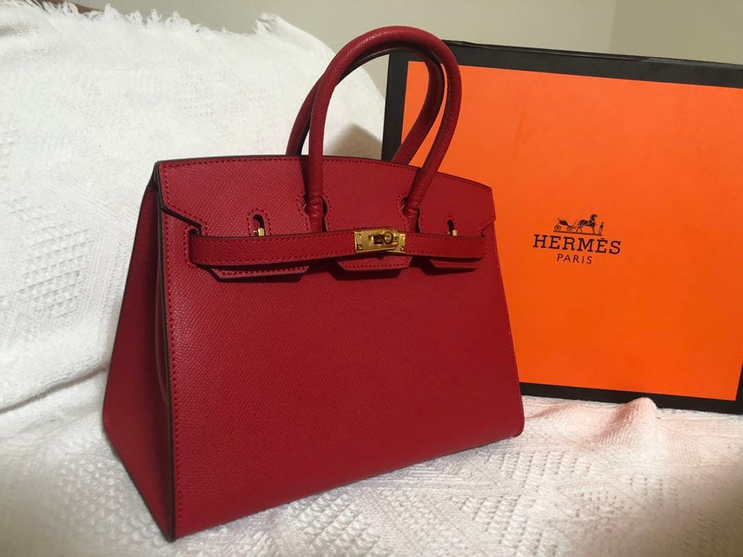 HERMES ノベルティ バーキン25 ポロサス ニロティカス ハンドバッグ