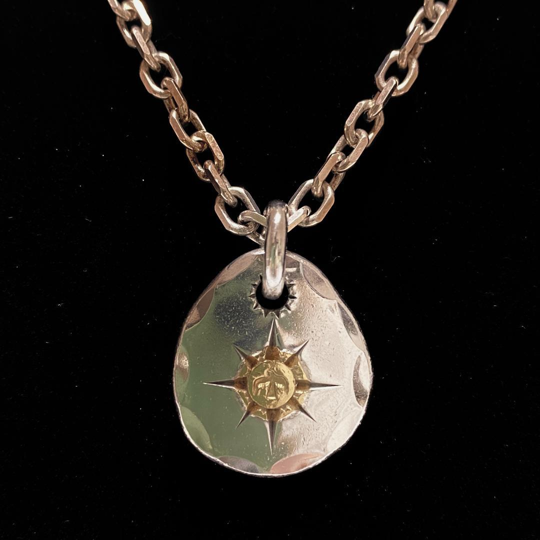 goro's (ゴローズ) たたきメタル小 ネックレス シルバー/ゴールド