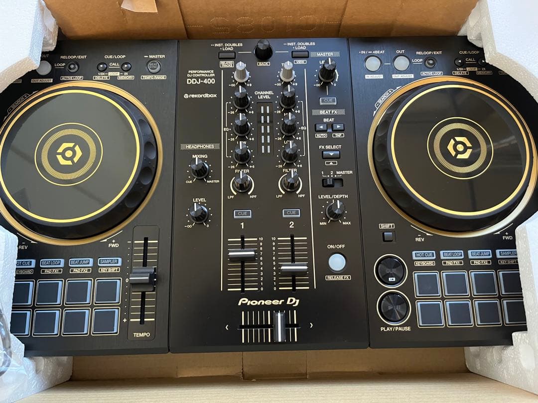 Pioneer DJ コントローラー DDJ-400-N 限定カラー ゴールド
