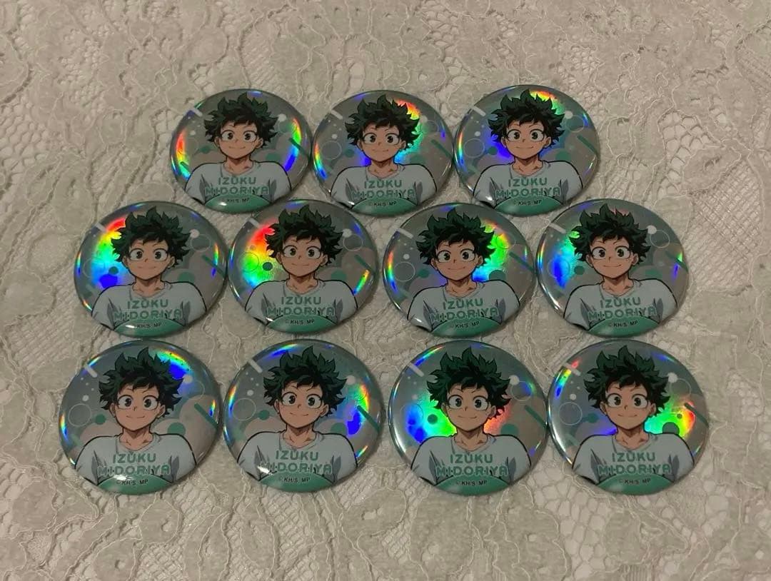 ✩緑谷出久 ヒロアカ アニマルビーチボール 缶バッジ - メルカリ