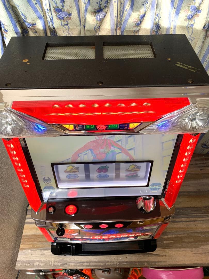 5号機 初代 スパイダーマン2 Sammy サミー コイン不要機 パチスロ実機