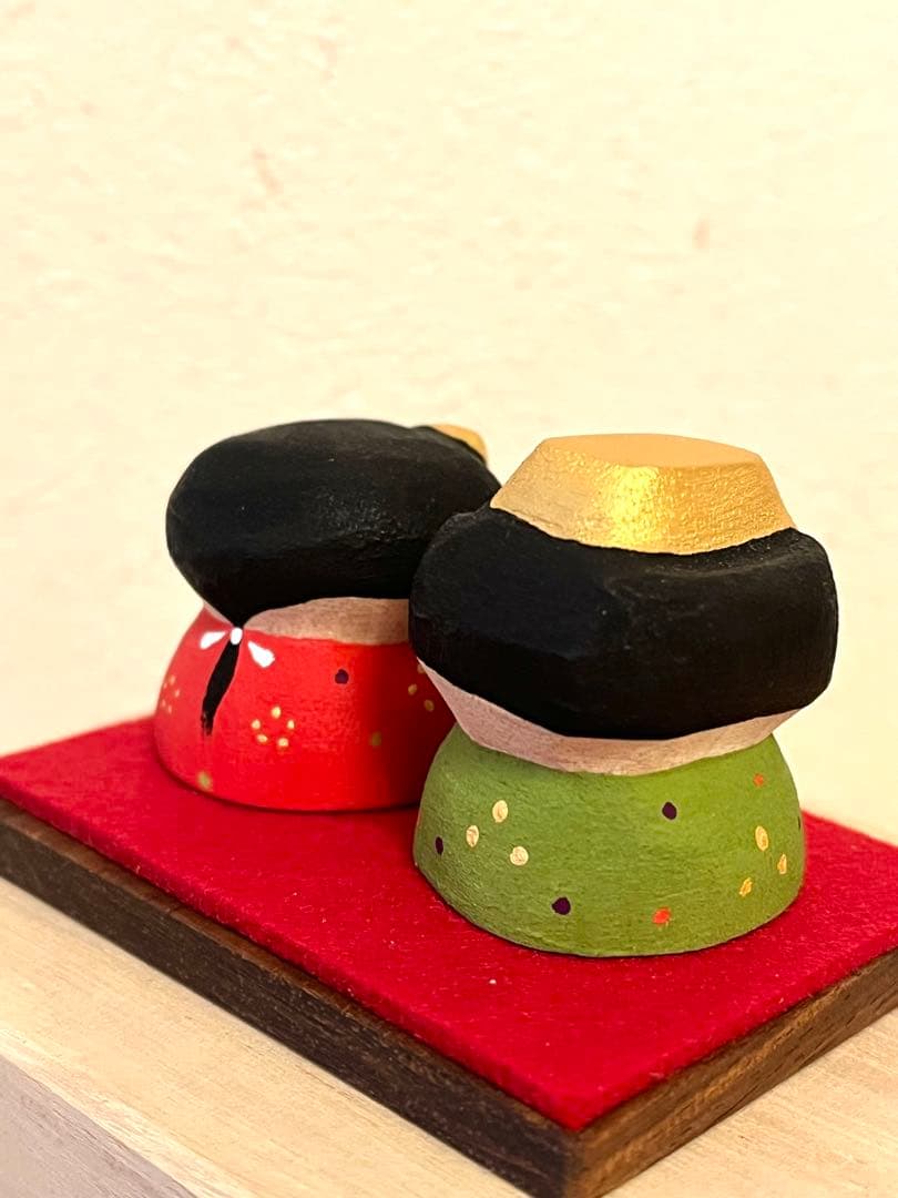 キタカゼパンチ ひな人形 おひなさま 木彫り