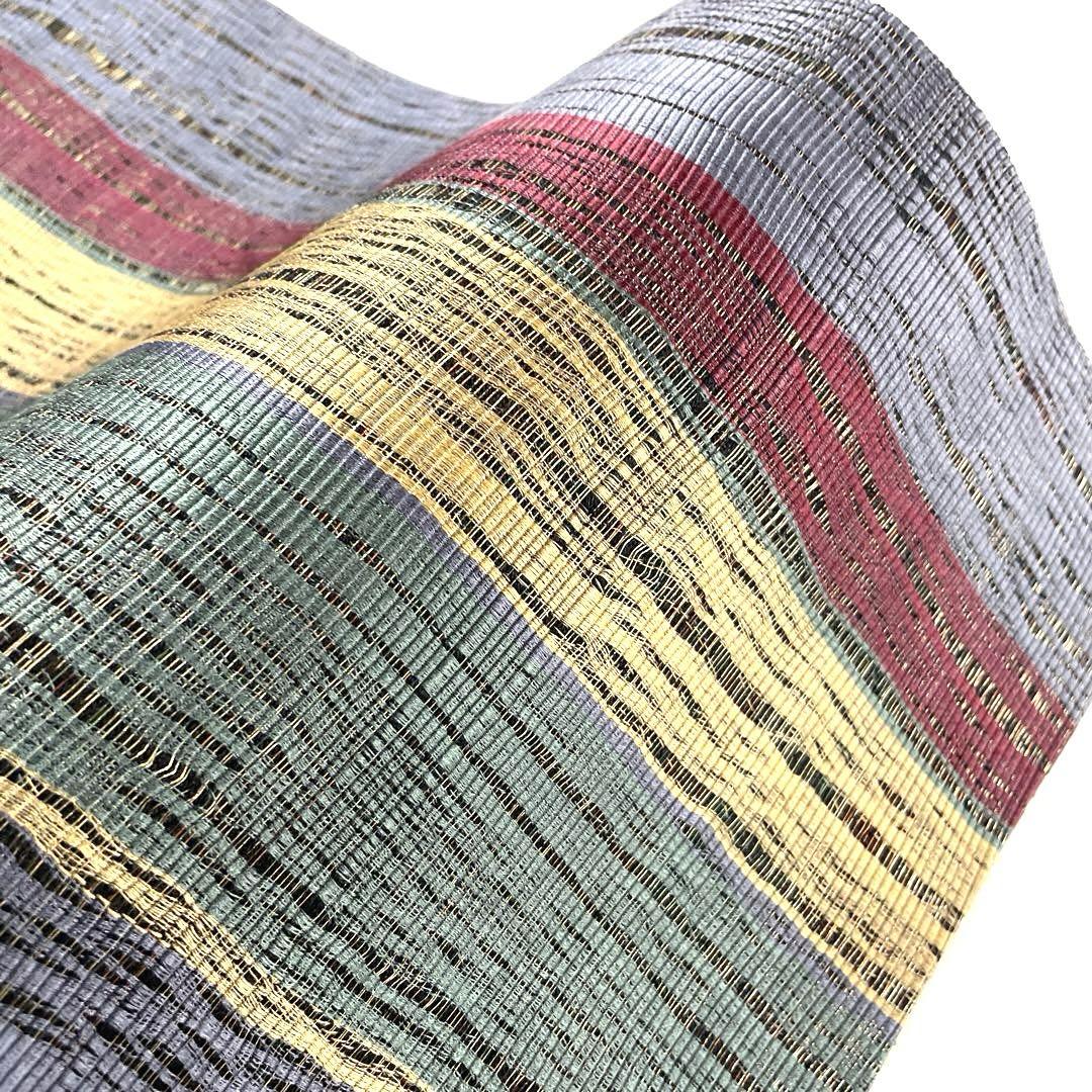 専用帯4661○小森草木染工房 小森久 草木染高級正絹両面全通リバーシブル