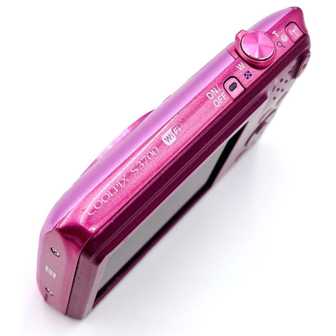 Nikon ニコン COOLPIX S3700 ピンク デジカメ Wi-Fi搭載 - メルカリ