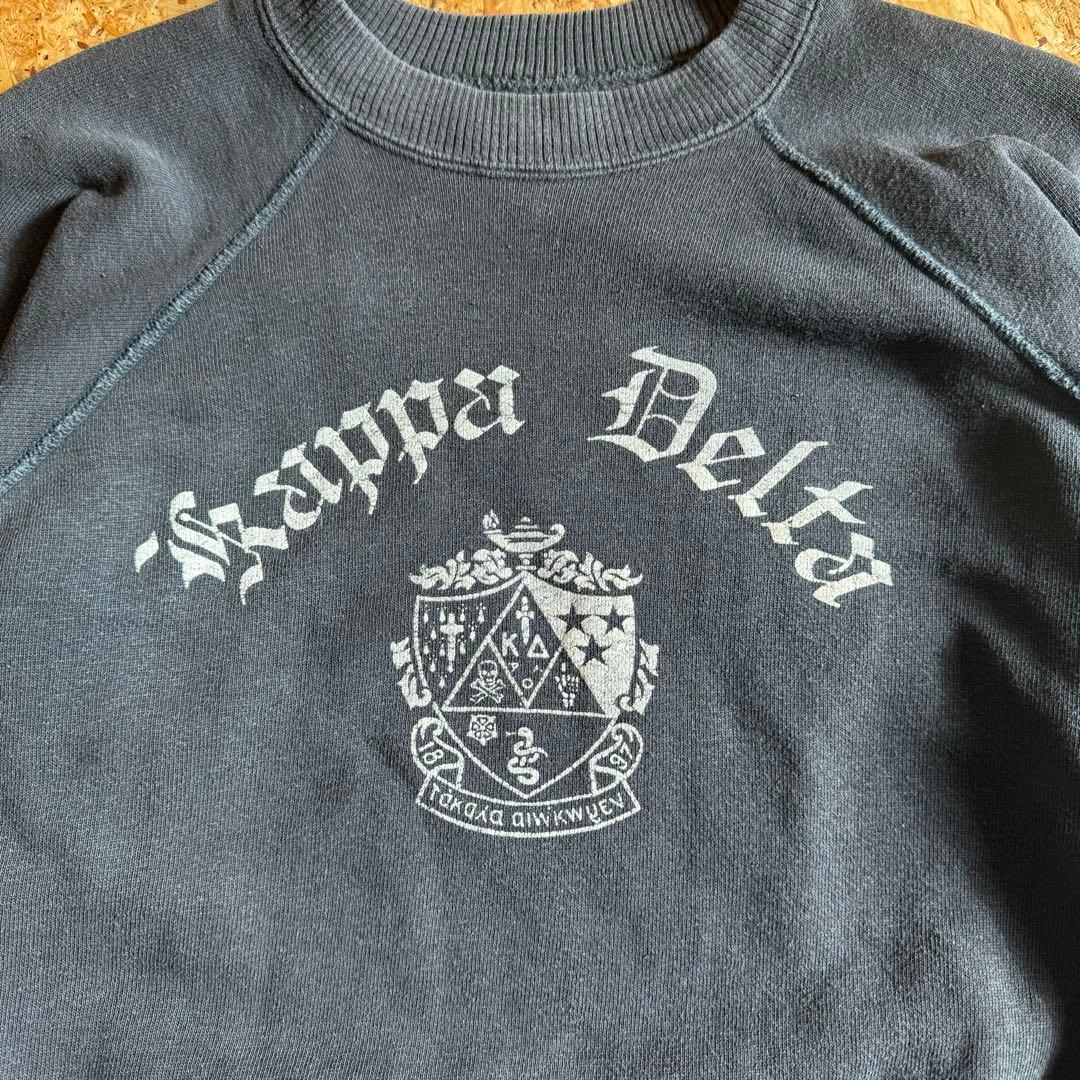 60s KAPPA DELTA ビンテージ スウェット フェードブラックM-L - メルカリ