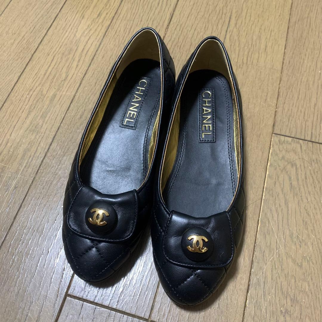 CHANEL シャネル バレエシューズ フラットシューズ - メルカリ