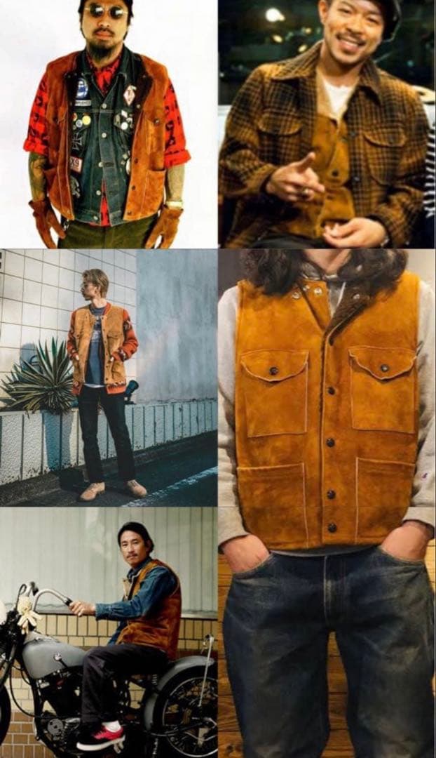 TENDERLOIN テンダーロイン M ベスト スエード キムタク オリジナル