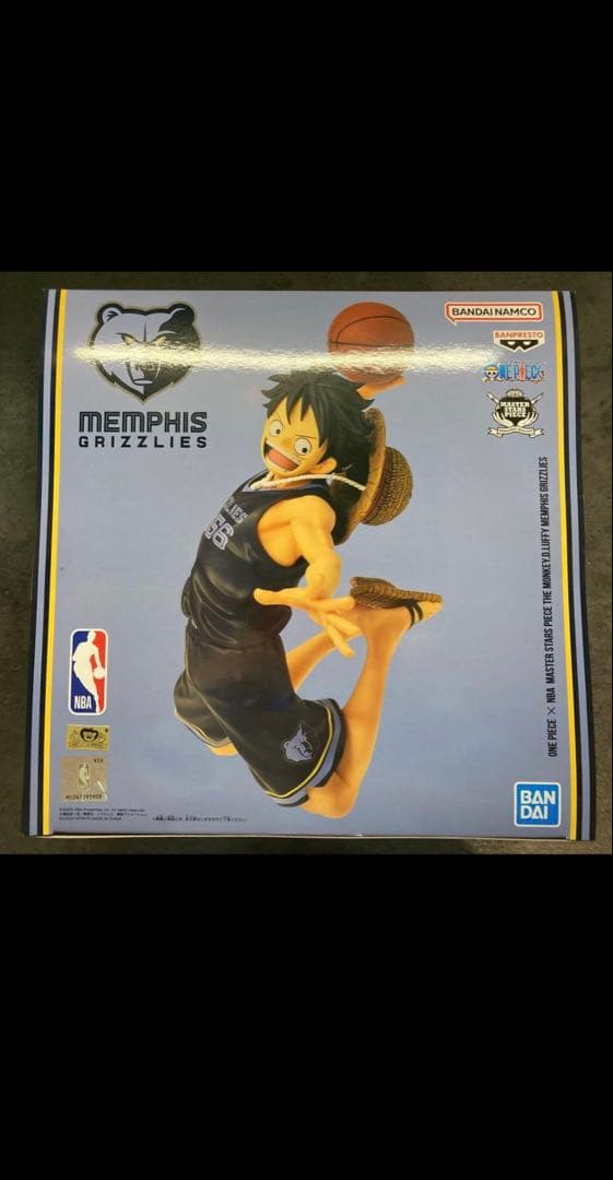 新品未開封ONEPIECEBASESHOP ルフィNBAフィギュア グリズリーズ - メルカリ