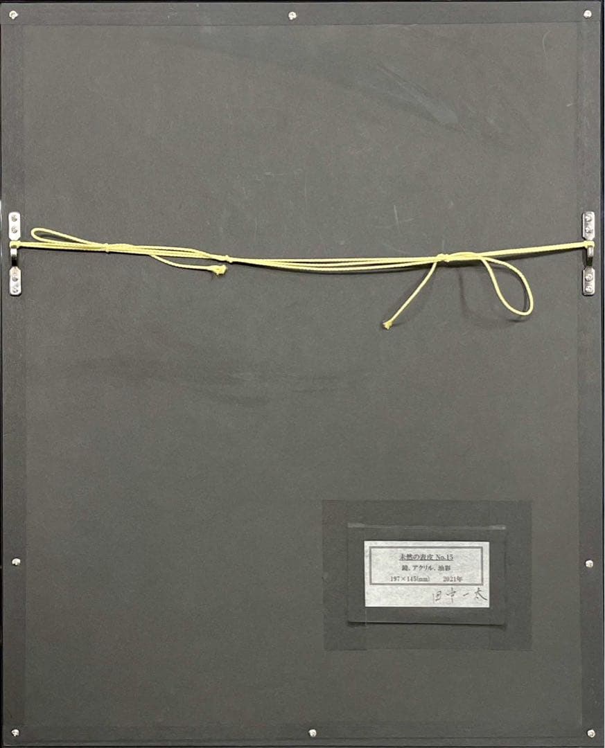 田中一太《未然の表皮 No.15》2021年