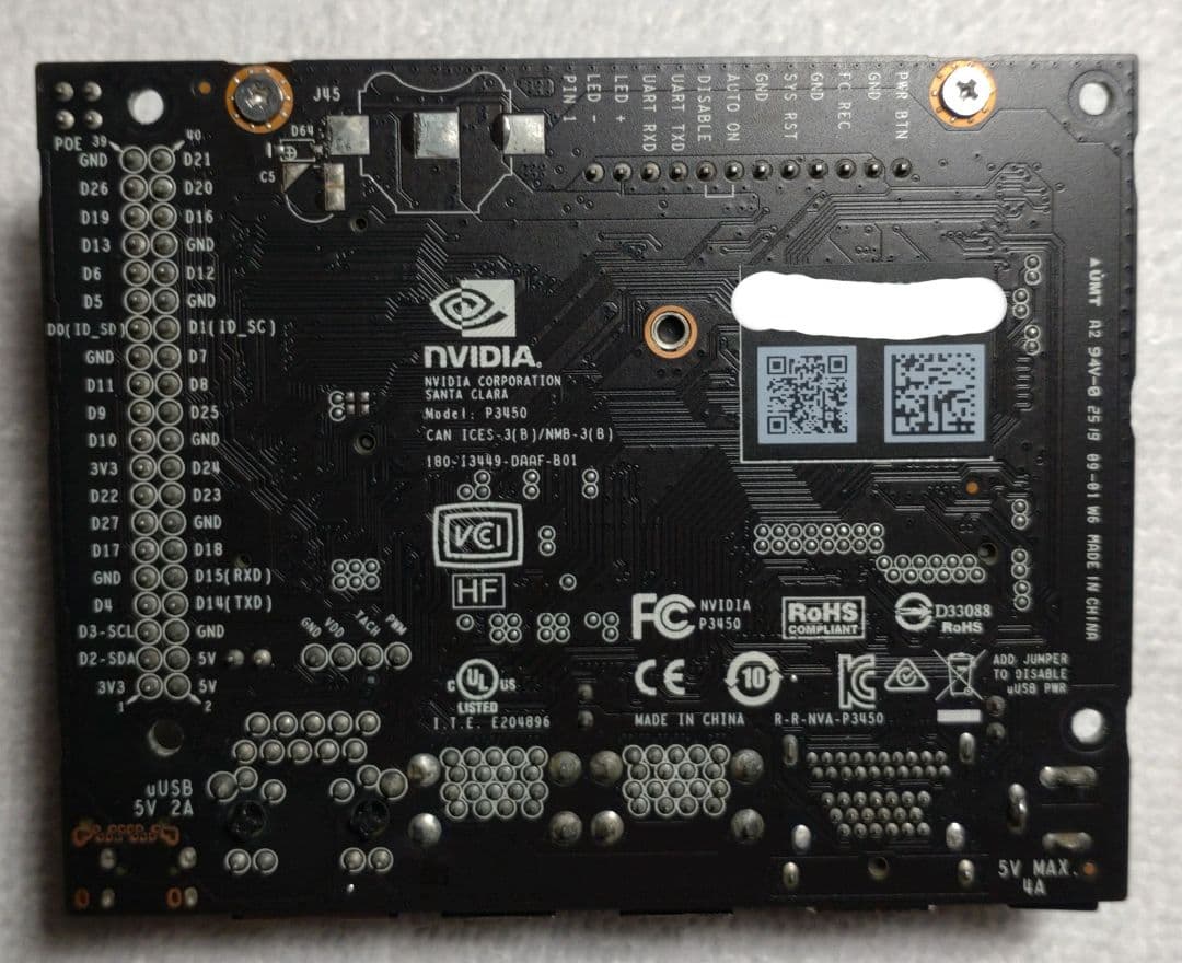 動作品 NVIDIA Jetson Nano 開発者キット B01 P3450 - メルカリ