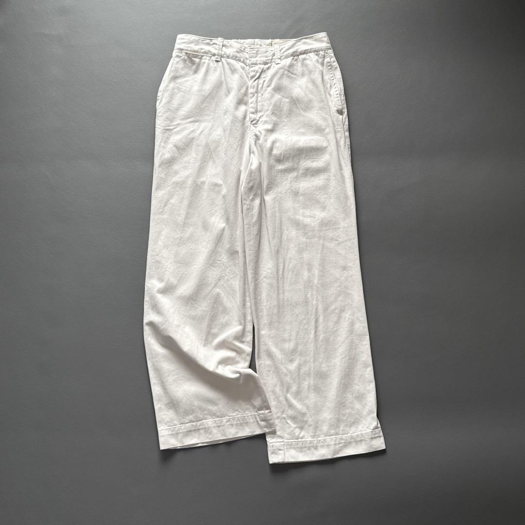 まりりん 様！【定番】45R おこめチノのシャルロットパンツ 2 ホワイト 中古・古着通販】45R (フォーティファイブ・アール) おこめチノの