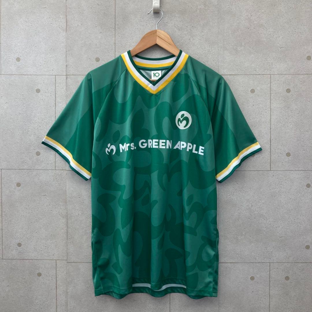 Mrs. GREEN APPLE ミセスグリーンアップル 10 ゲームシャツ 緑 - メルカリ