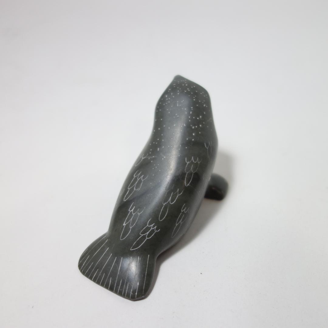 ③ヴィンテージ イヌイット エスキモー ソープストーン フォークアート