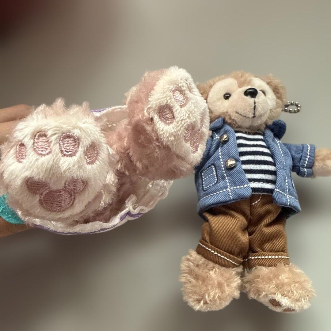 ダッフィー．シェリーメイぬいぐるみ2体セット チェーン付き - メルカリ