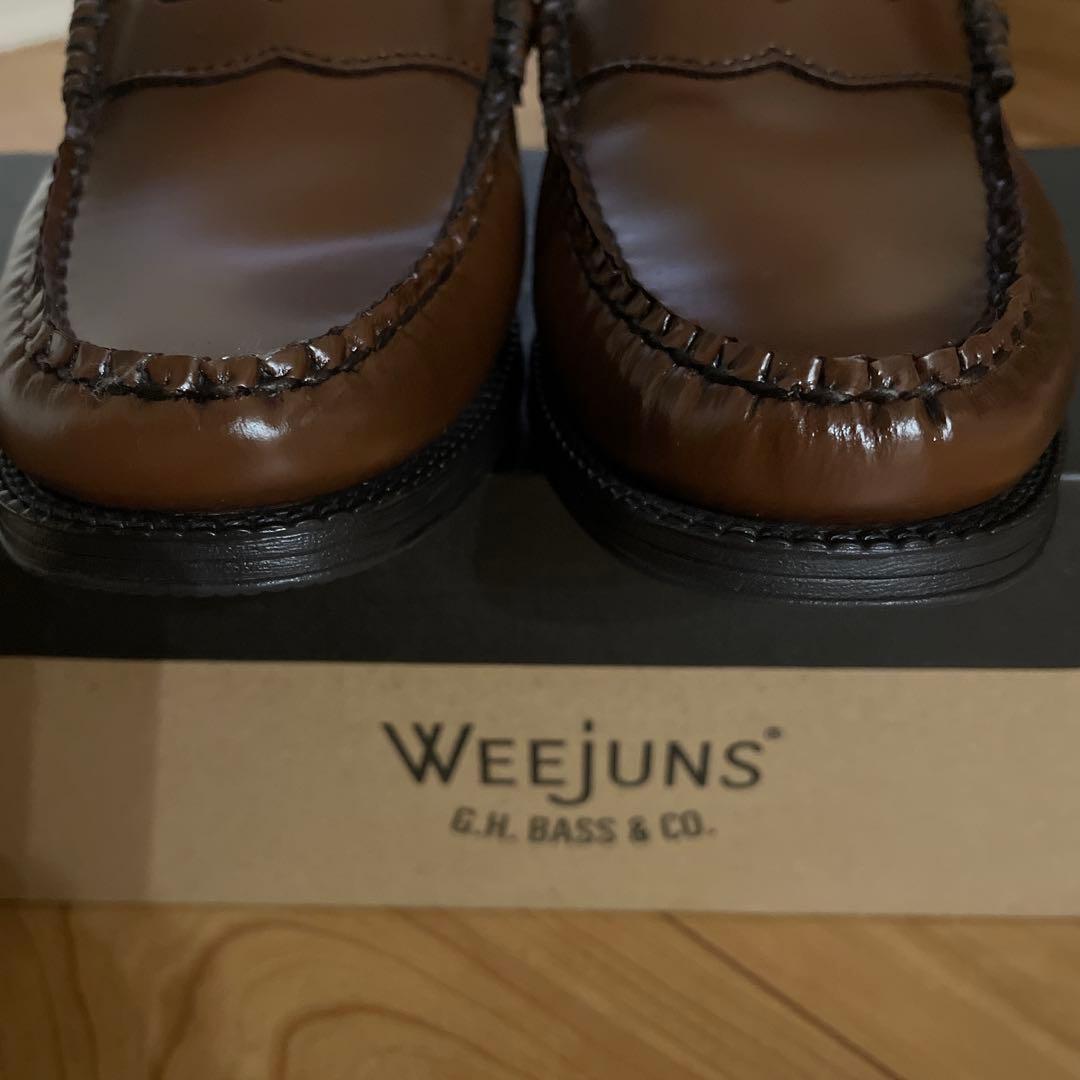 G.H.BASS ジーエイチバス レザーペニーローファー　コニャック22.5㎝