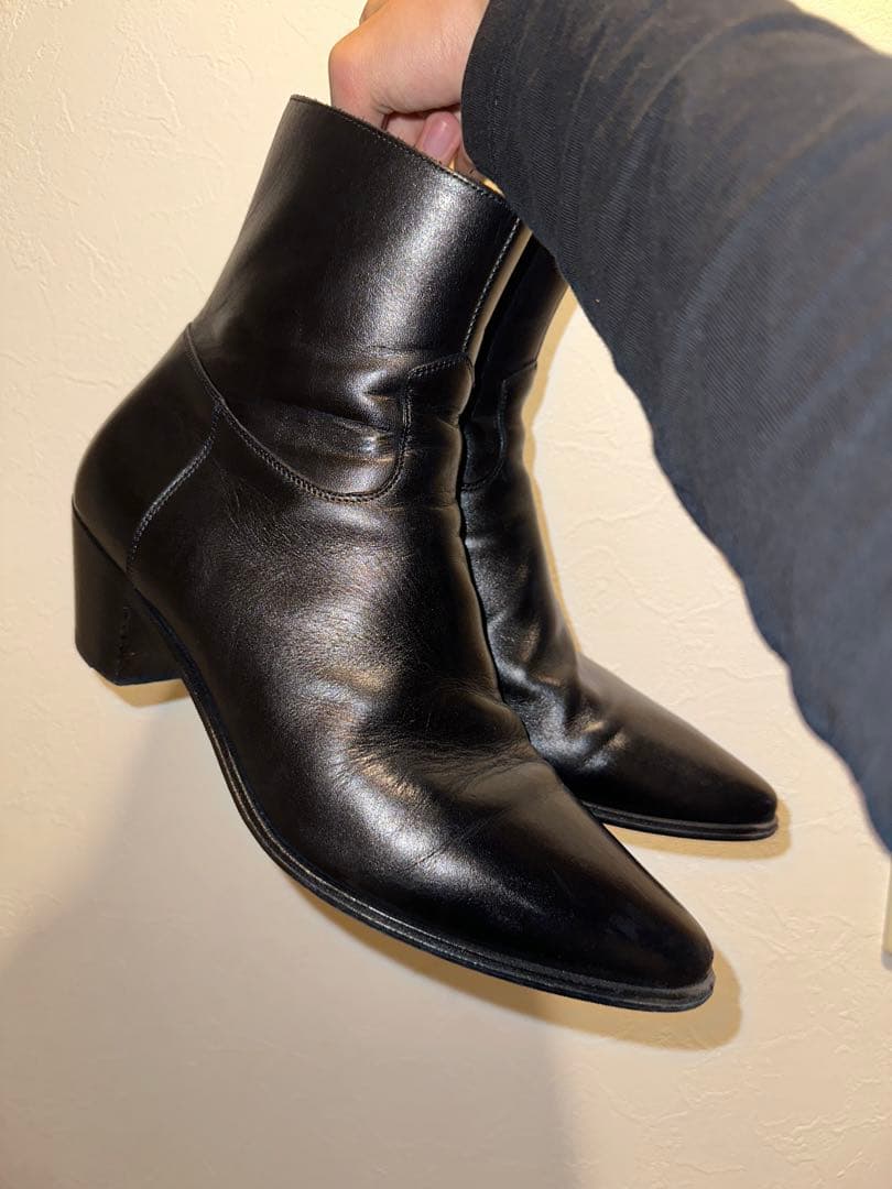 CELINE 19ss ジャクノ ヒールブーツ 39 サイズ:39 約25.5cmエディ