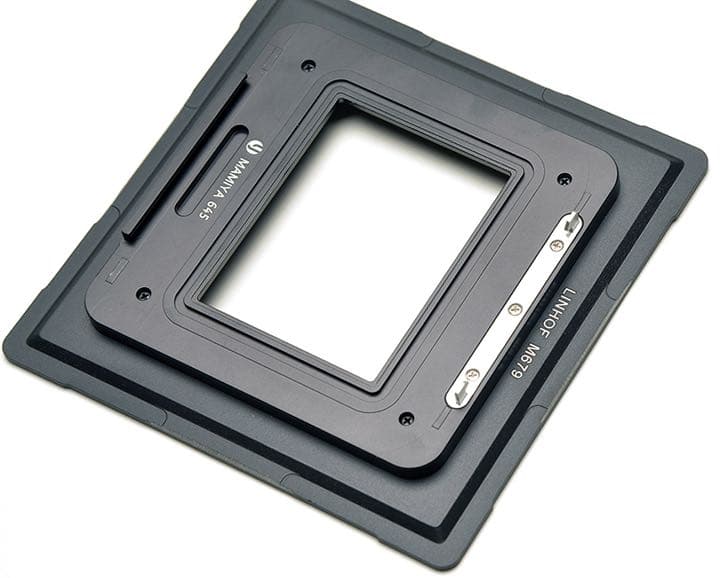 LinhofM679用デジタルバックアダプターMamiya645デジタルバック用
