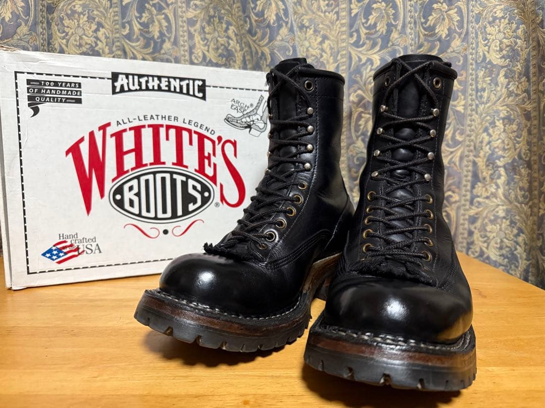 WHITES BOOTS ブラック スモークジャンパー White's Boots（ホワイツブーツ）SMOKE JUMPER（スモークジャンパー