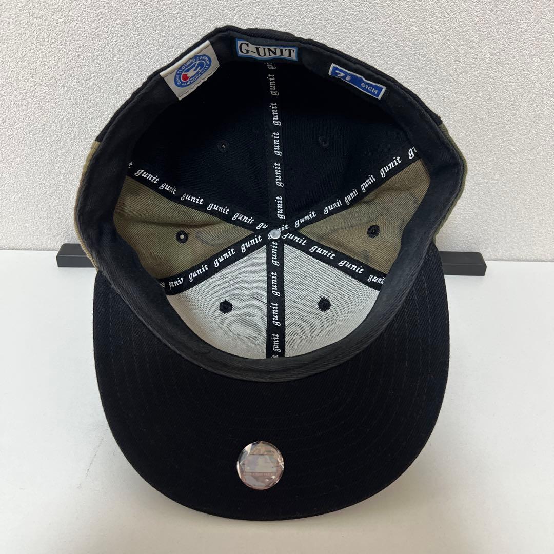 G-UNIT NEW ERA キャップ クレイジーパターン 迷彩 刺繍 75/8