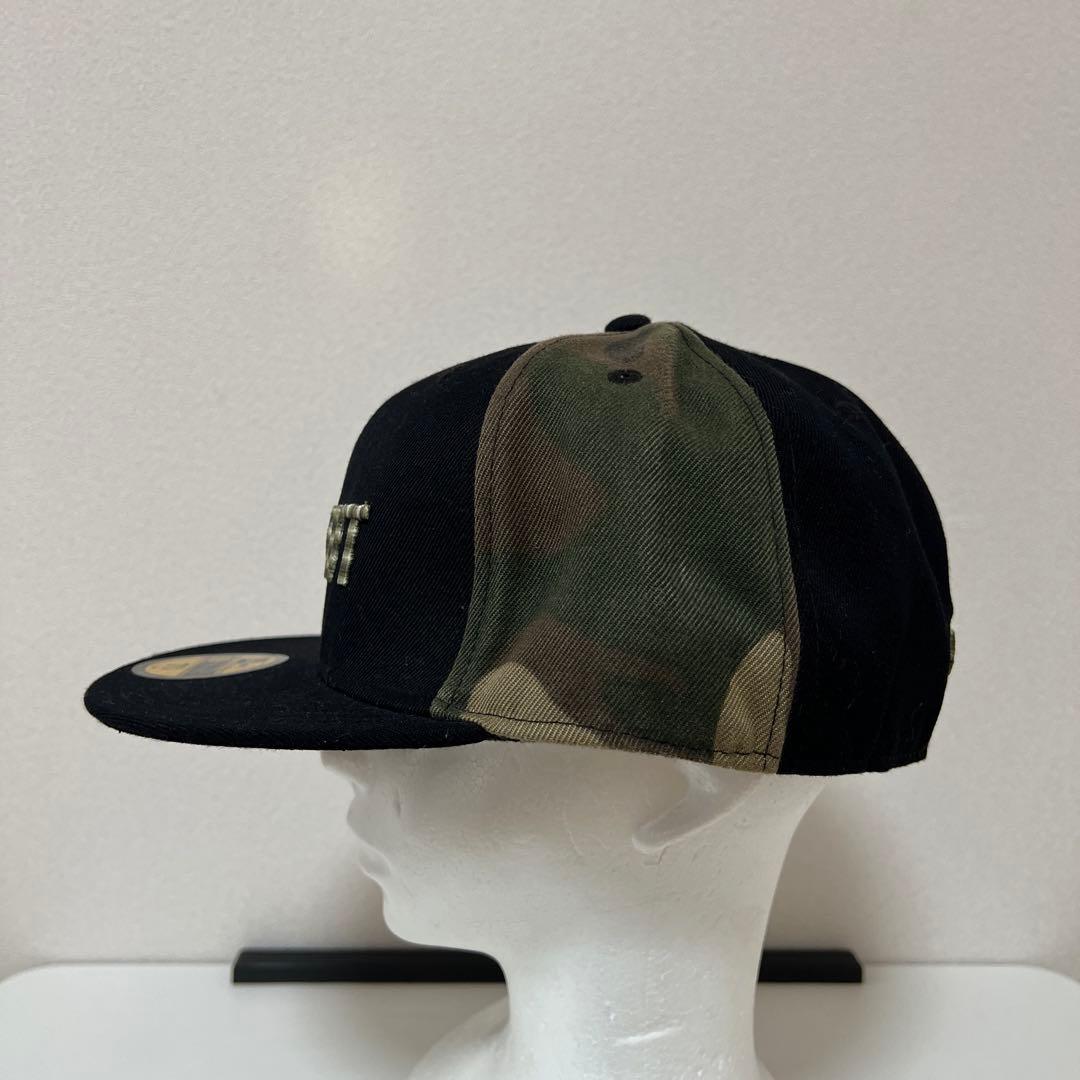 G-UNIT NEW ERA キャップ クレイジーパターン 迷彩 刺繍 75/8