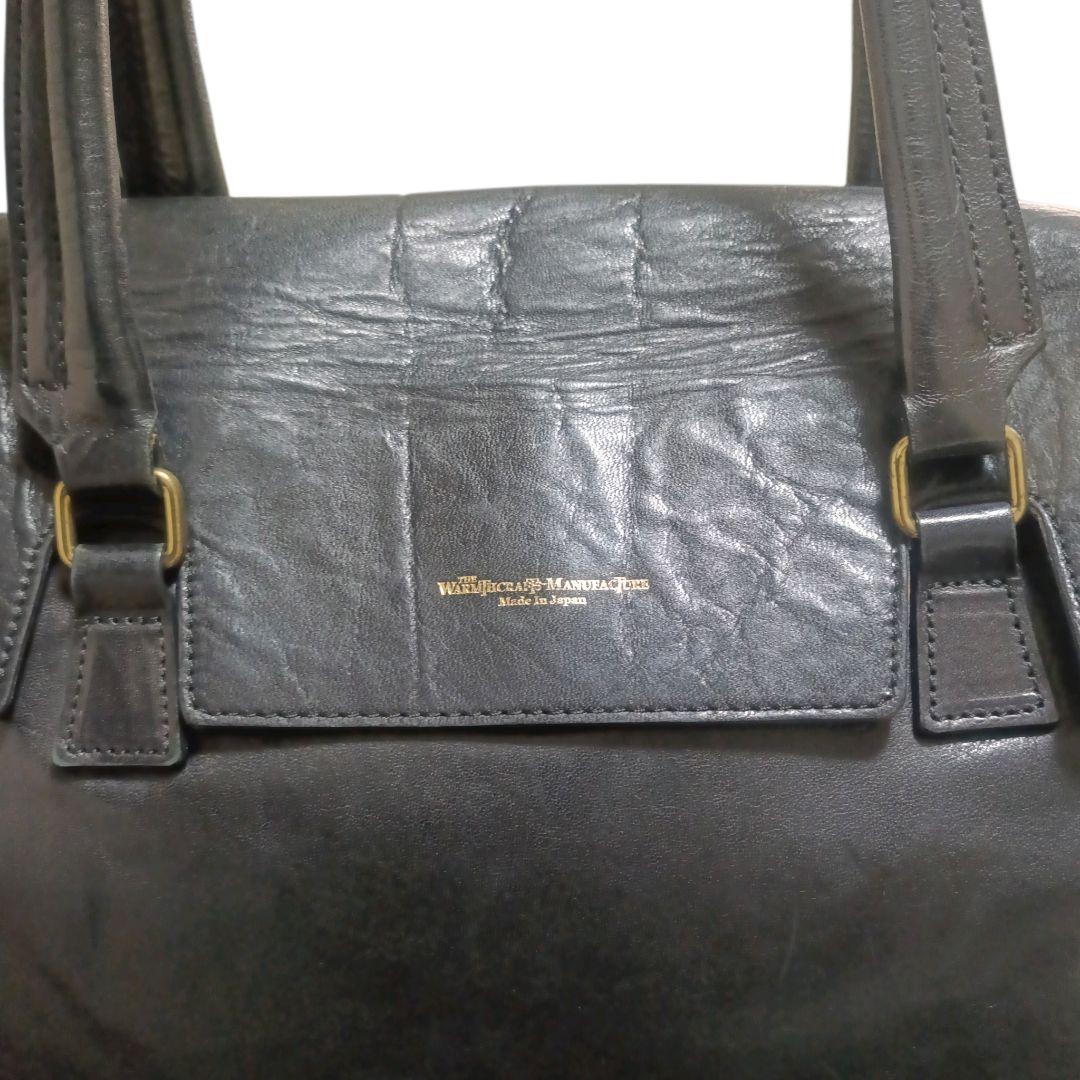 ✨THE WARMTHCRAFTS MANUFACTURE 馬革トートバッグ 黒 - メルカリ