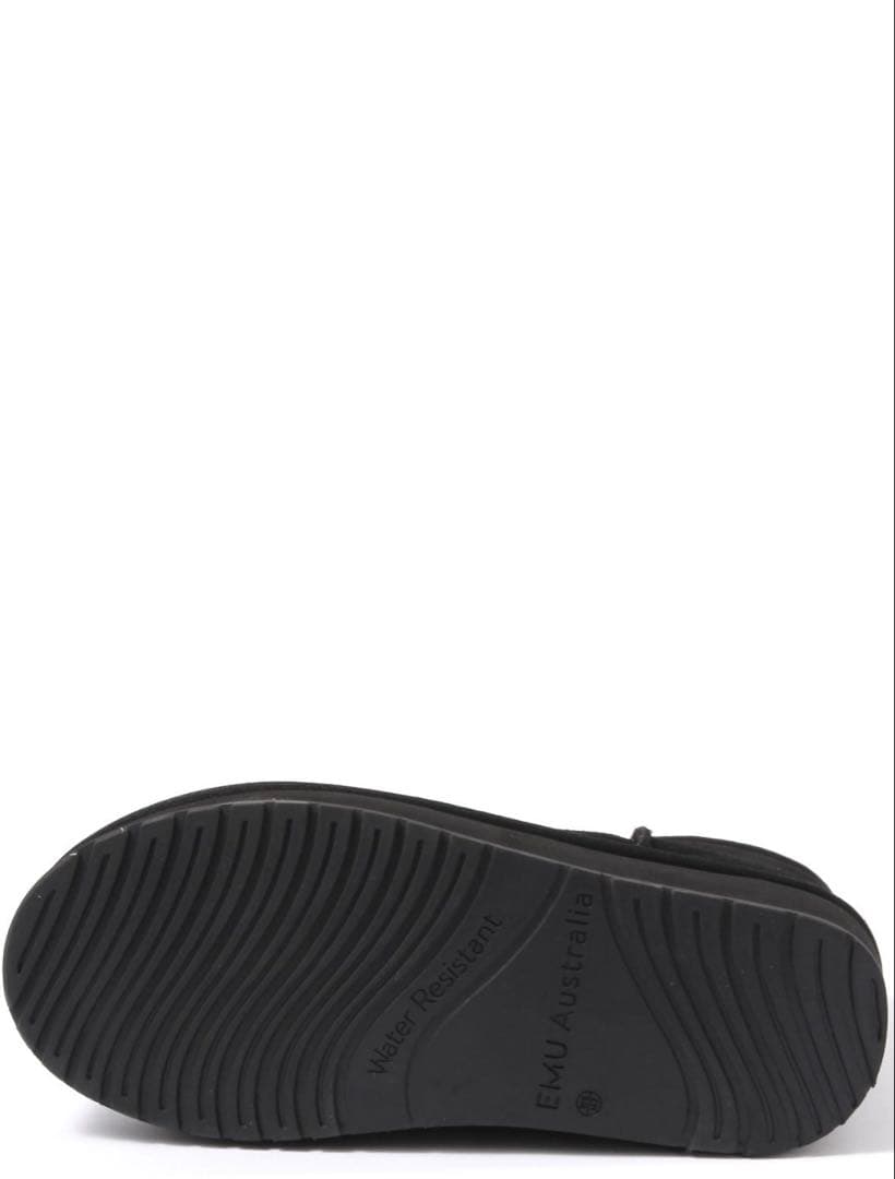 《EMU》厚底ムートンブーツ　ブラック24センチ