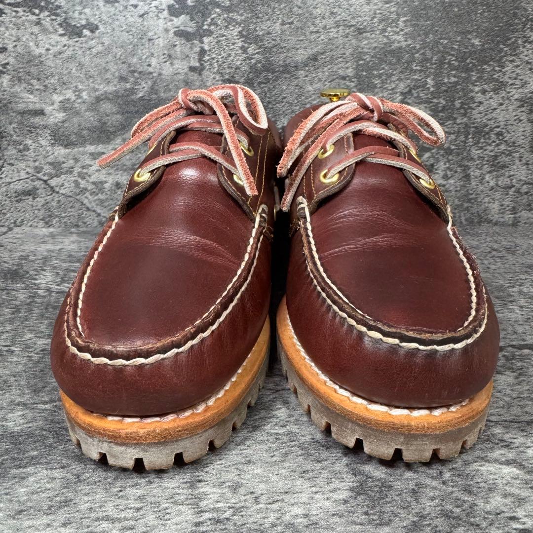 【美品】Timberland デッキシューズ 3Eye 25.5cm モカシン