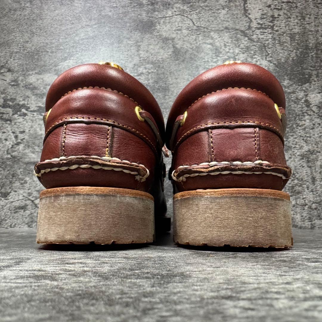【美品】Timberland デッキシューズ 3Eye 25.5cm モカシン