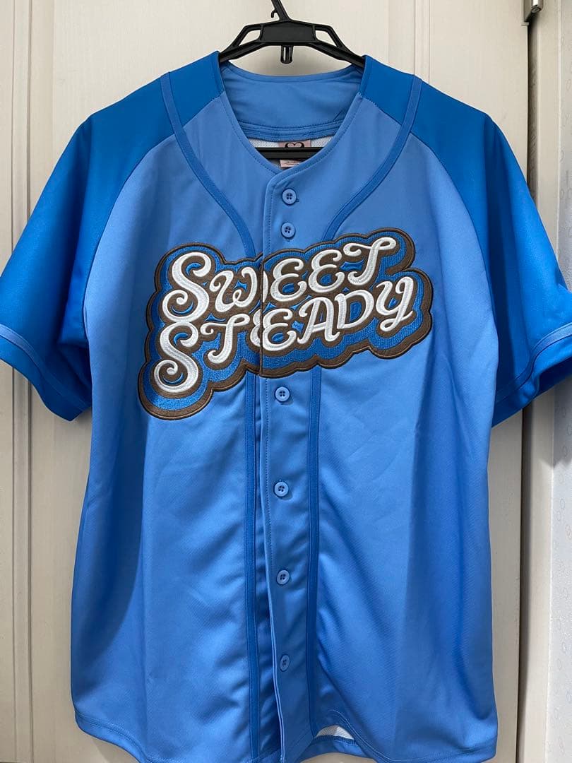 sweet steady すいすて 推しアピ ユニフォーム 青 奥田彩友