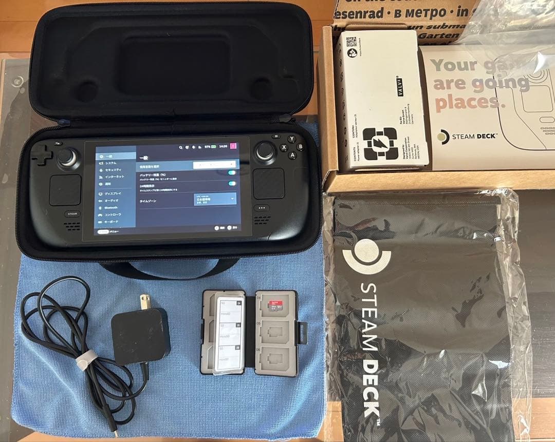 スチームデック【美品セット②】steam deck/64GB Amazon.co.jp: バルブスチームデッキ 512GB ハンドヘルドコンソール