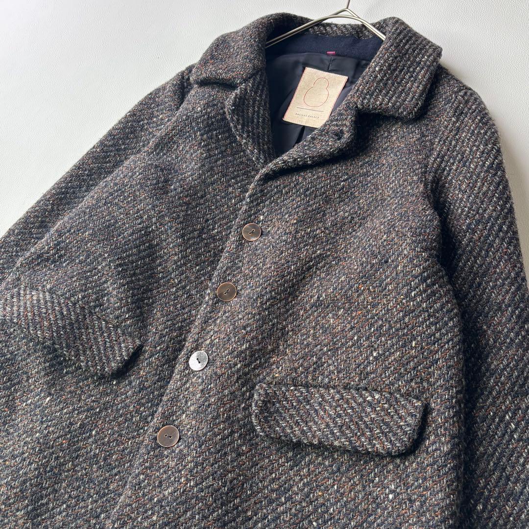 美品✨パラスパレス ウールツイードジャケット ハーフコート 現行