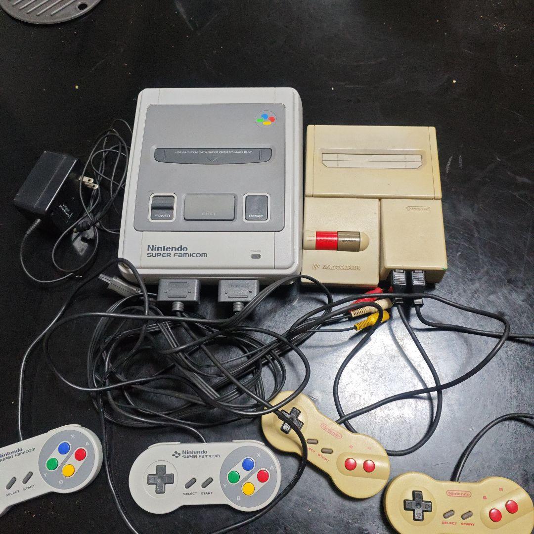 ニューファミコン スーパーファミコン 本体 付属品付き ソフト複数