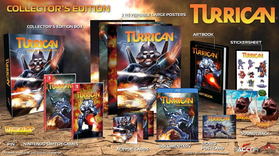 TURRICAN コレクターズエディション タリカン アンソロジー Turrican – Strictly Limited Games