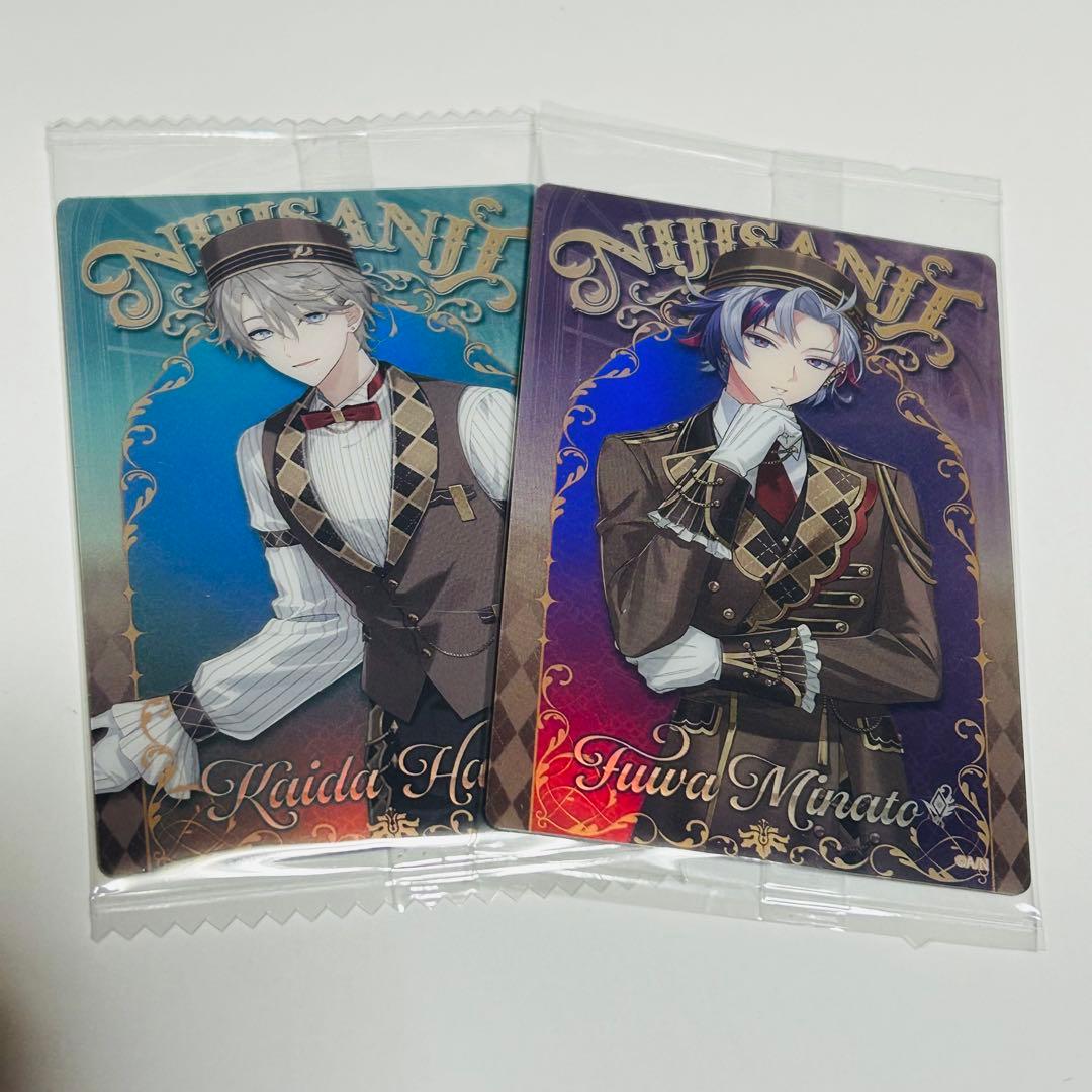即購入⭕️】にじさんじ ウエハース カード 甲斐田晴 不破湊 - メルカリ