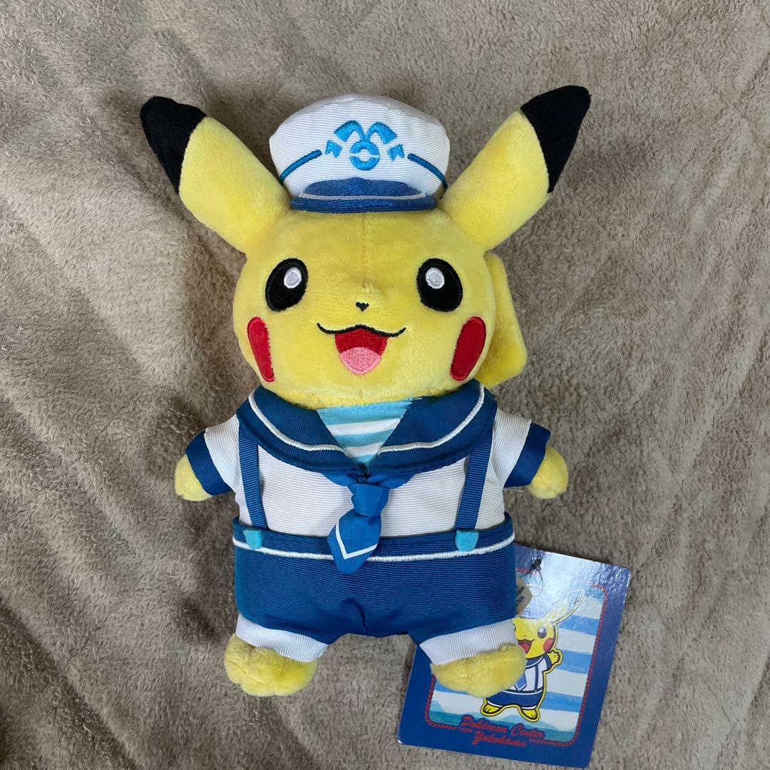 ポケモンセンターヨコハマ限定 ピカチュウぬいぐるみ マリン セーラー