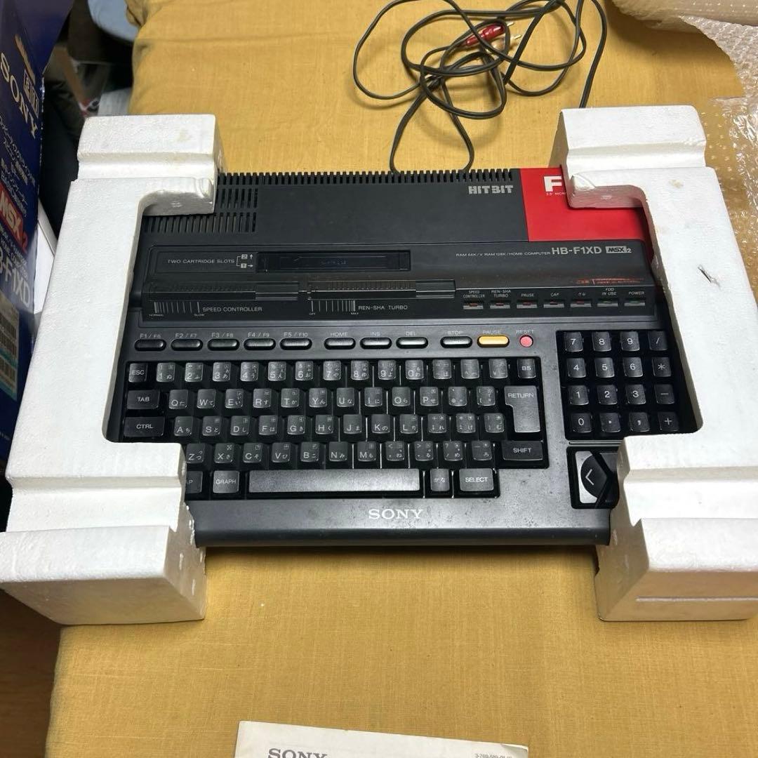 【通電OK】SONY MSX2 HIT BIT HB-F1XD Yahoo!オークション - SONY HITBIT MSX2 HB-F1XD 通電のみ確認（140s）
