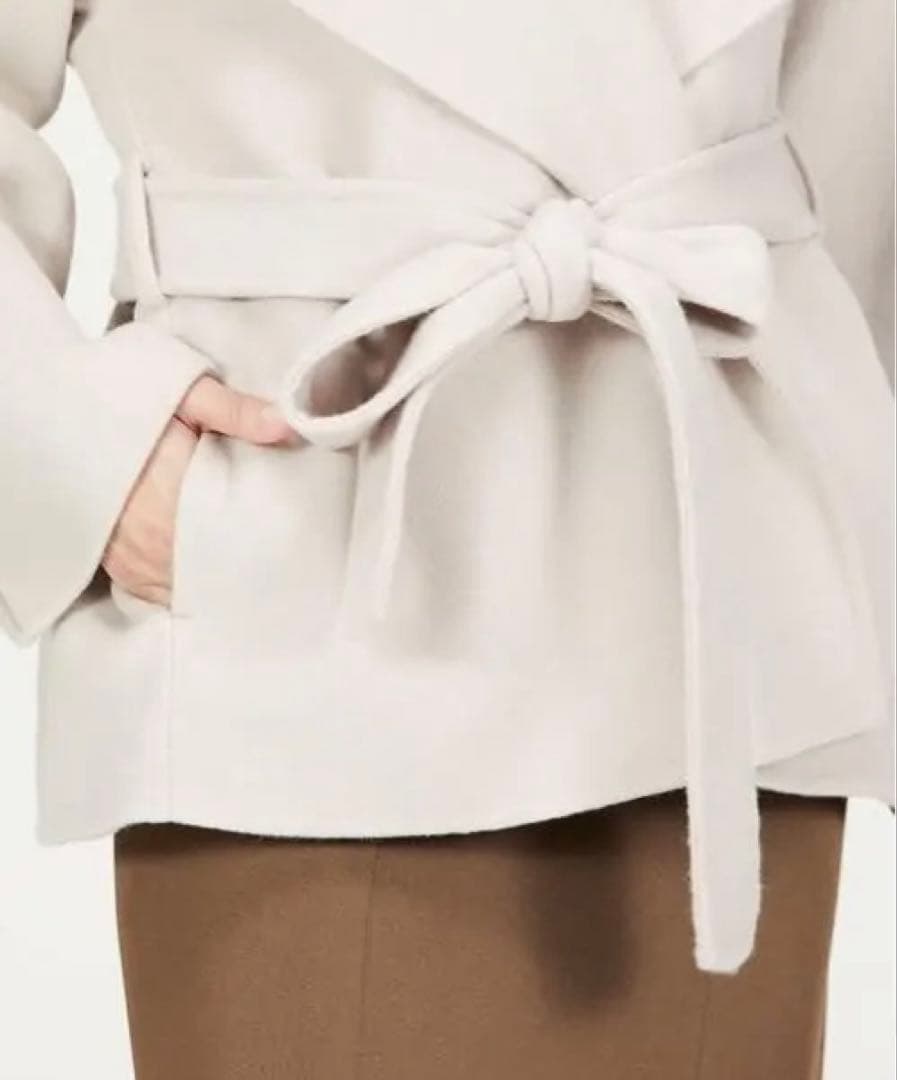 《即日発送》FRAY ID ショールカラーショートリバーコート