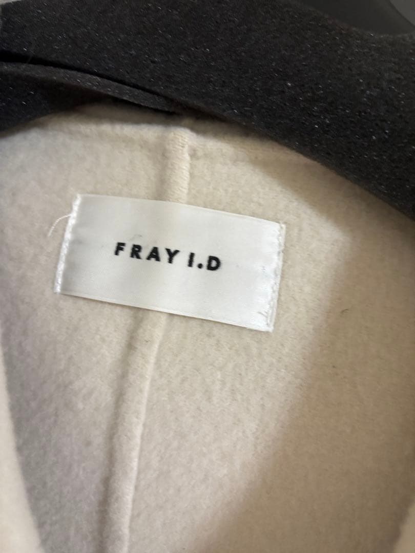 《即日発送》FRAY ID ショールカラーショートリバーコート