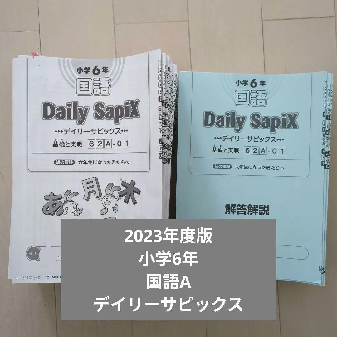 2023年度 小学6年 国語 Daily SapiX 国語A サピックス SAPIX 小学6年 国語 デイリー&春期&GS＆夏期セット 2023年度版 - メルカリ