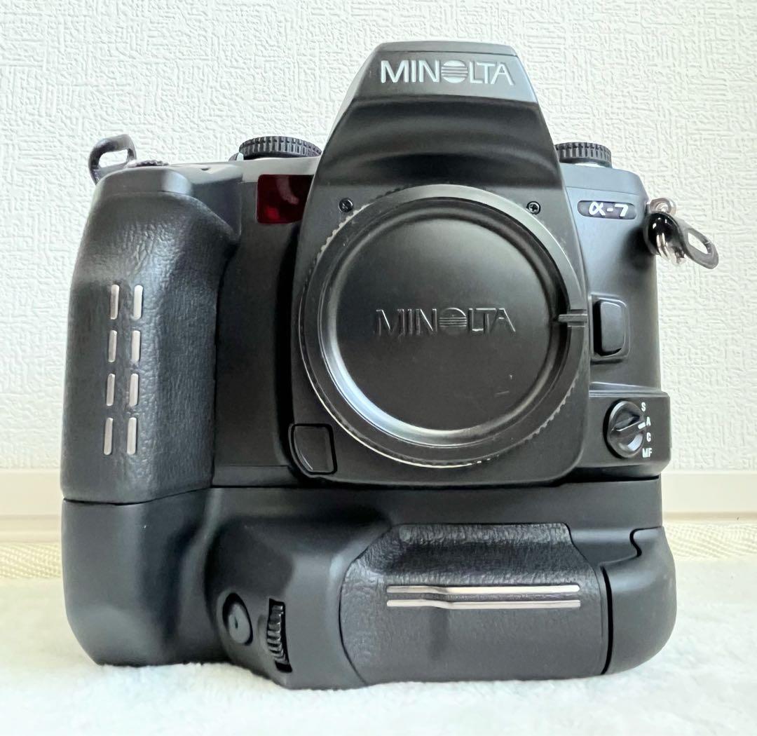 【動作確認済】Minolta α7 alpha7 / ワインダー VC-7 動作確認済】Minolta α7 alpha7 / ワインダー VC-7 動作確認済