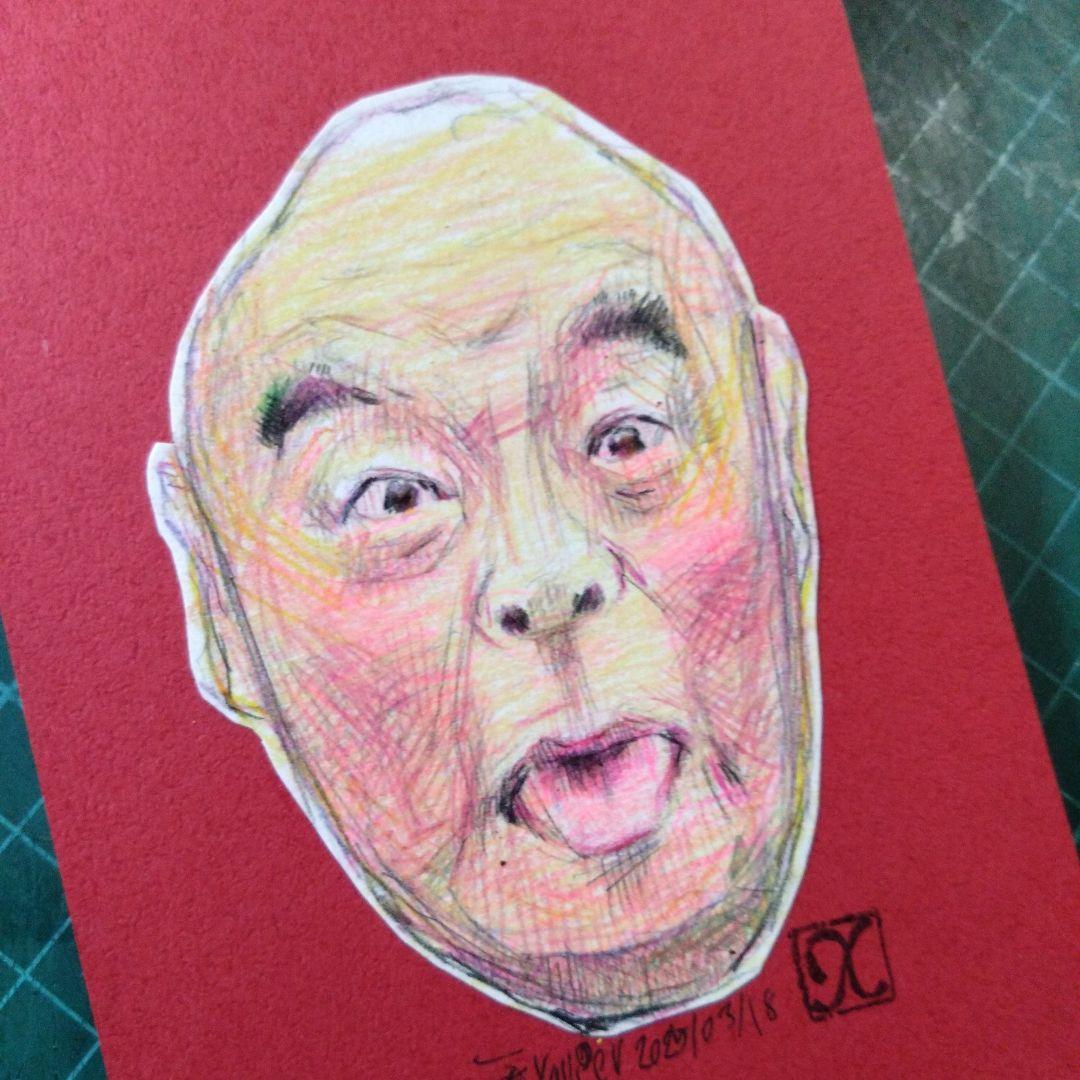 【ザビちゃん】【原画肉筆】あっかんべー