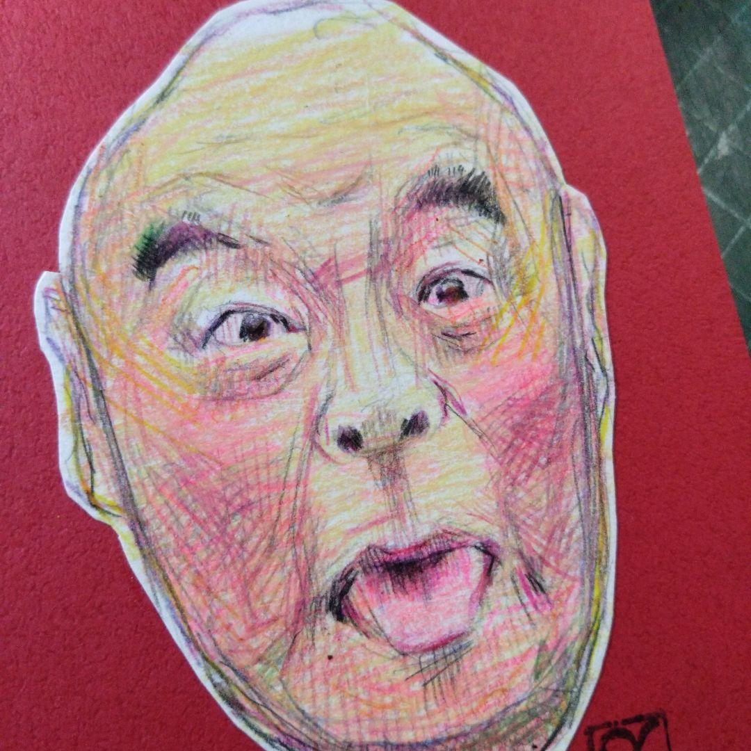 【ザビちゃん】【原画肉筆】あっかんべー