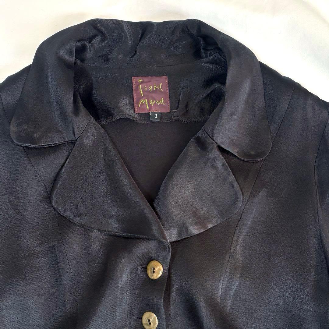 希少】ISABEL MARANT ビンテージシルキーブラウス 長袖 サイズ1の通販